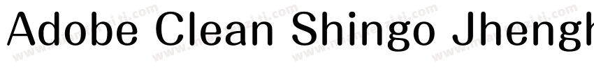 Adobe Clean Shingo Jhenghei字体转换